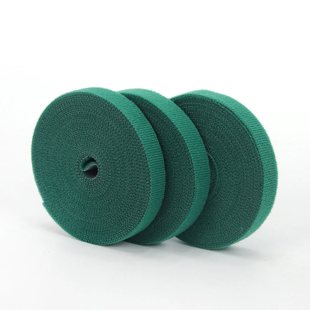 35m Reusable Plant Ties Nylon Garden Tie Tree Straps twist tie Green Fastener Tape for Cucumbers Climbing Plants Straightening Zpaxo