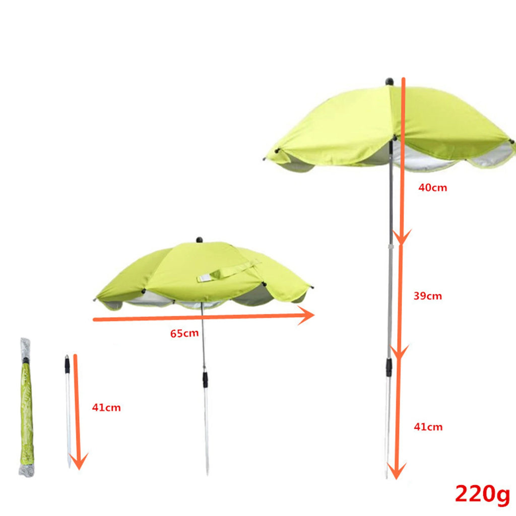 Outdoor Plant Umbrella Shade Cover Adjustable Height Canopy Telescopic for Garden Lawn Patio Flowers Potted Yard Reusable Decor Zpaxo