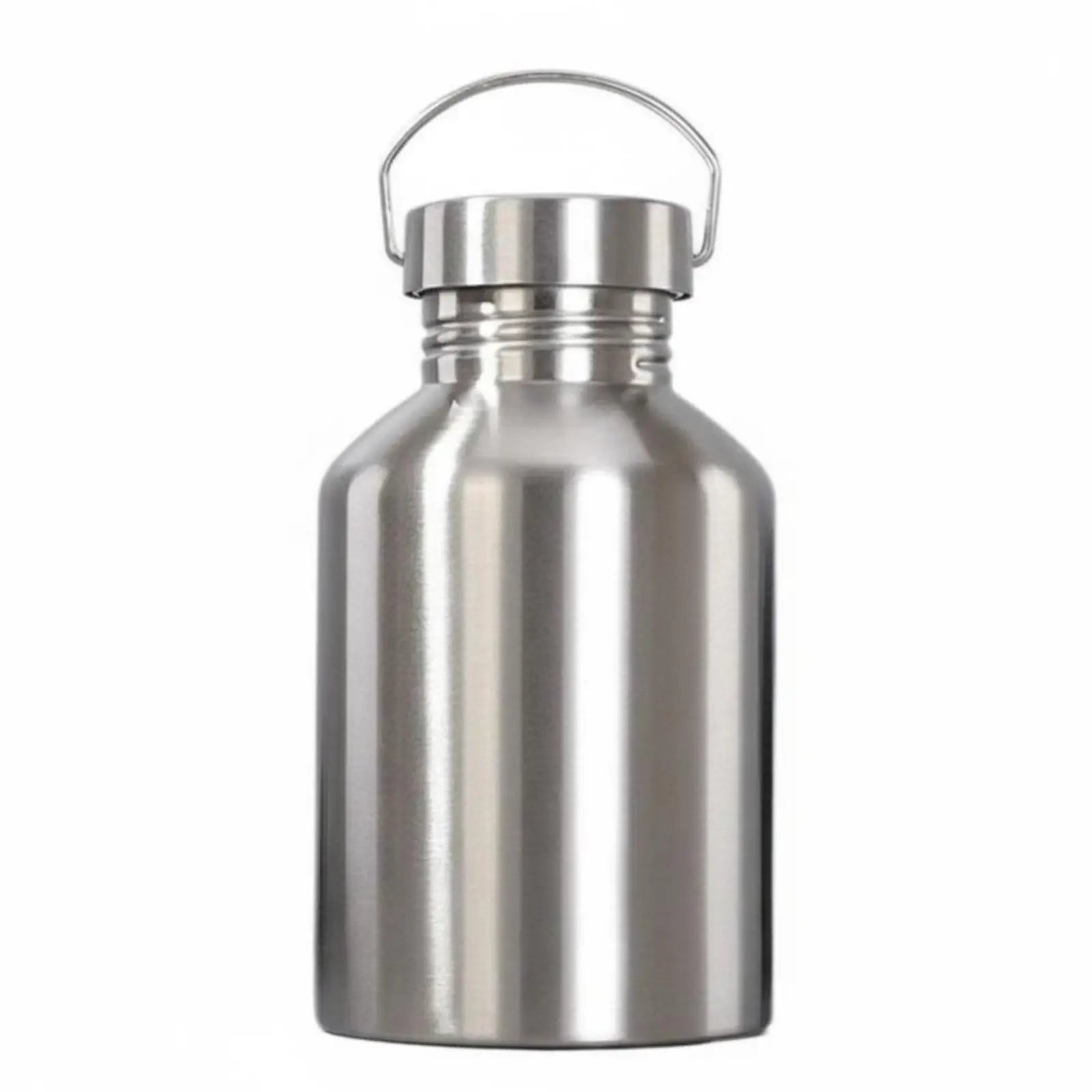 2000ml Stainless Steel Water Jug | Large Capacity Bottle for Athletes Stainless Steel Water Jug Zpaxo Silver 2000ml