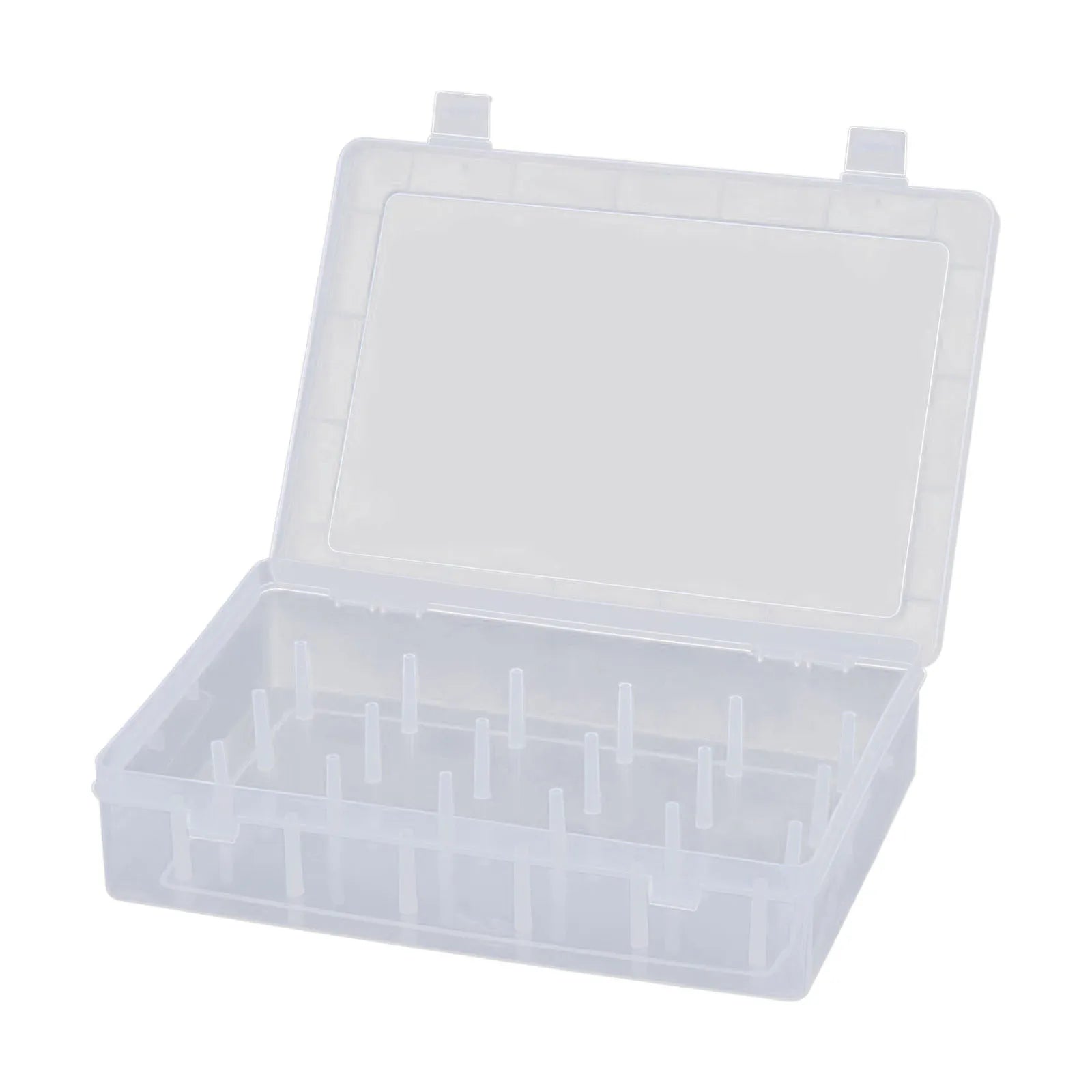 Sewing Thread Storage Box – 24 or 42 Axis Dustproof Organizer Thread Storage Box Zpaxo 28cmx19.5cmx6.3cm