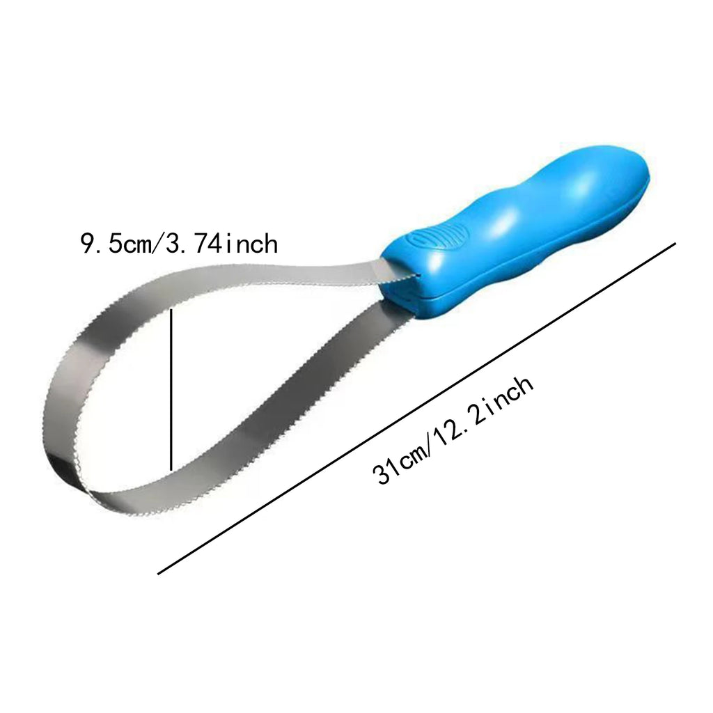 Double-Sided Horse Grooming Comb & Scraper for Dogs & Livestock Horse Grooming Comb Zpaxo Single Loop