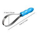Double-Sided Horse Grooming Comb & Scraper for Dogs & Livestock Horse Grooming Comb Zpaxo Single Loop