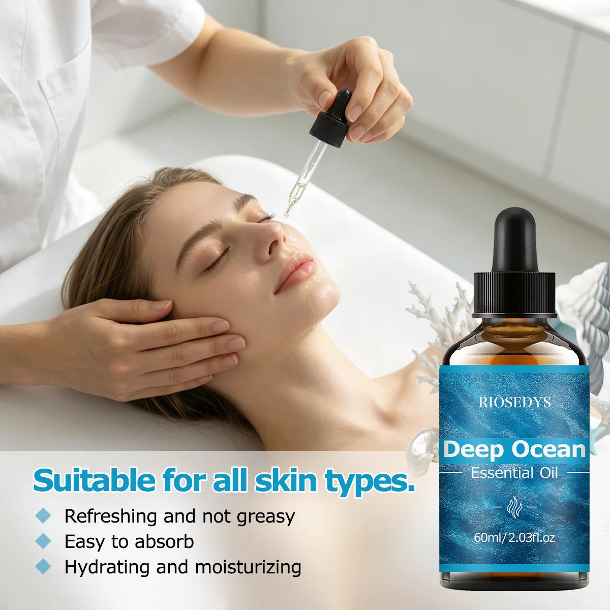 DEEP OCEAM ESSENTIAL OIL Has Nourishing Moisturizing Effects Making Zpaxo