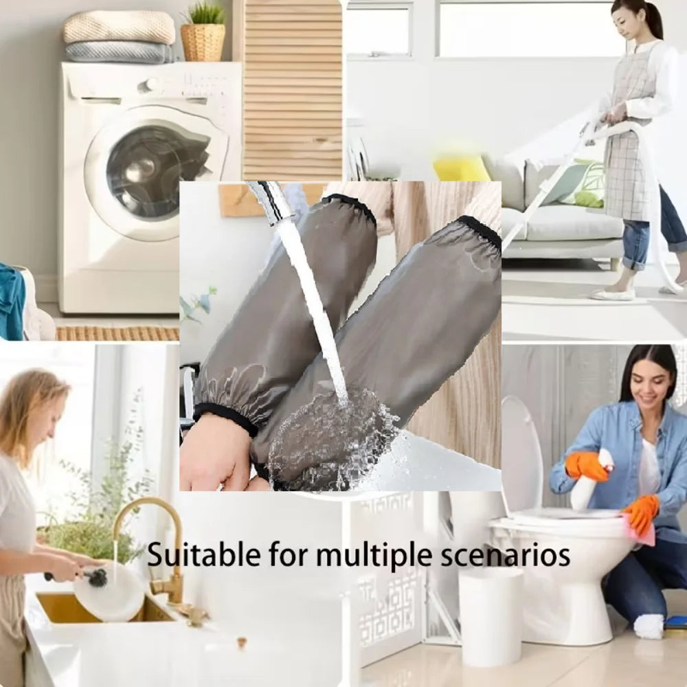 Pair Waterproof Sleeves Suitable Both Men Women Resistant Oil Stains Zpaxo