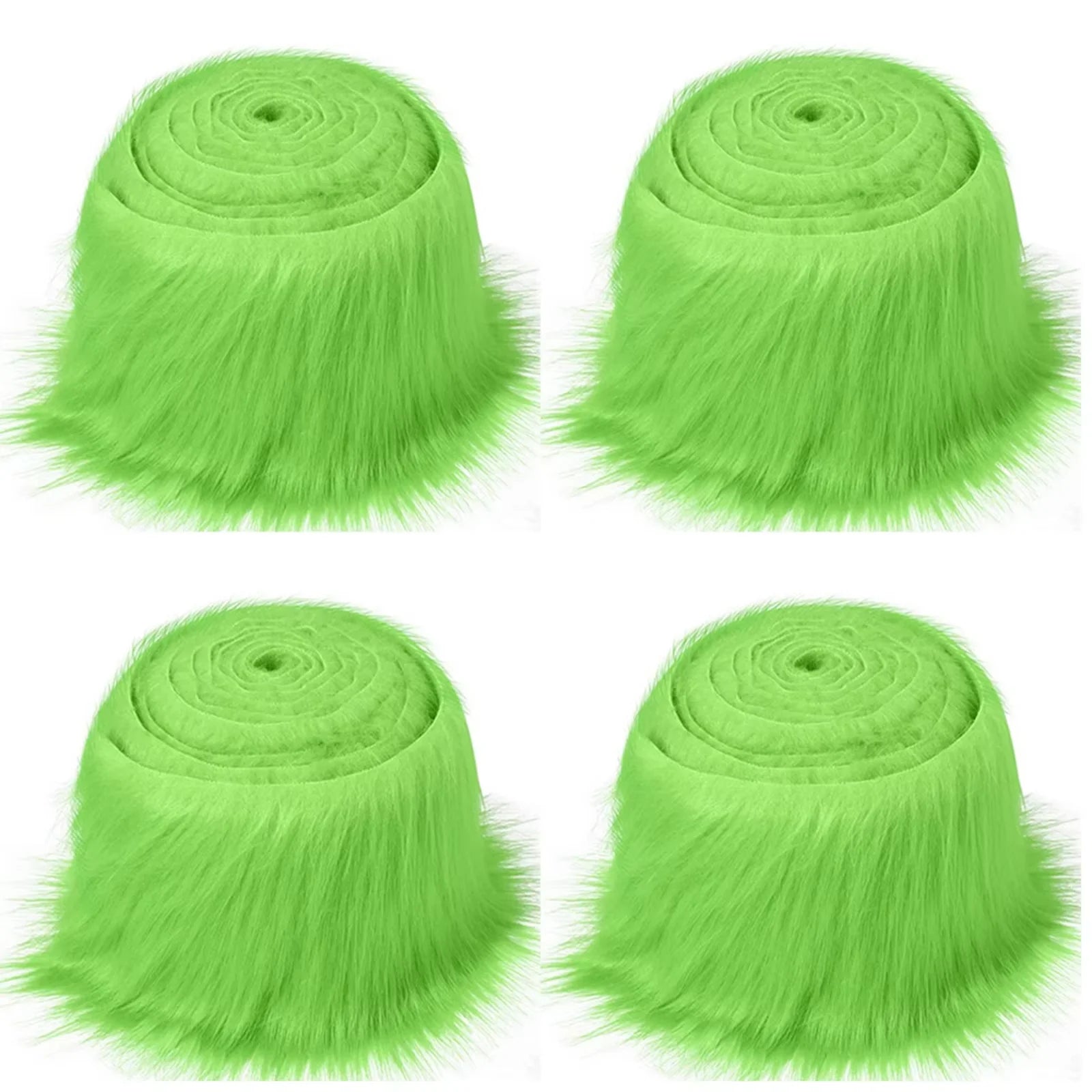 1x Faux Fur Fabric Costume Soft Artificial Dwarf Decoration Clothing Zpaxo