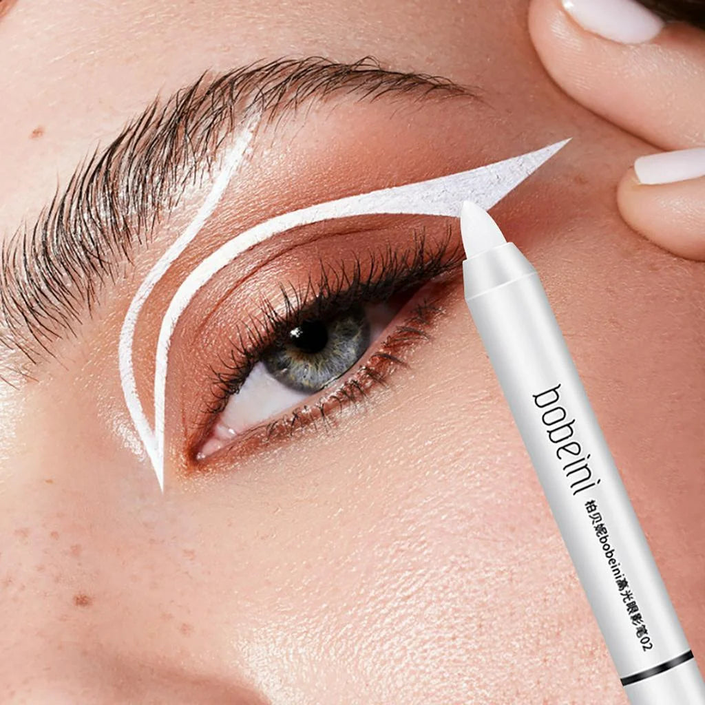 The 3-color highlighter eyeshadow pencil is waterproof and non-smudging, easy to use, matte and brightens the eyeshadow stick Zpaxo