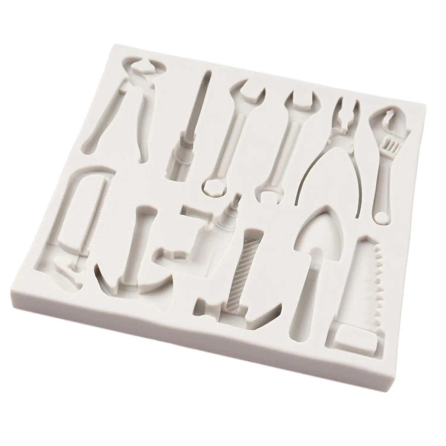Construction Tools Fondant Silicone Mold for Cake & Candy Fondant Silicone Mold Zpaxo style A