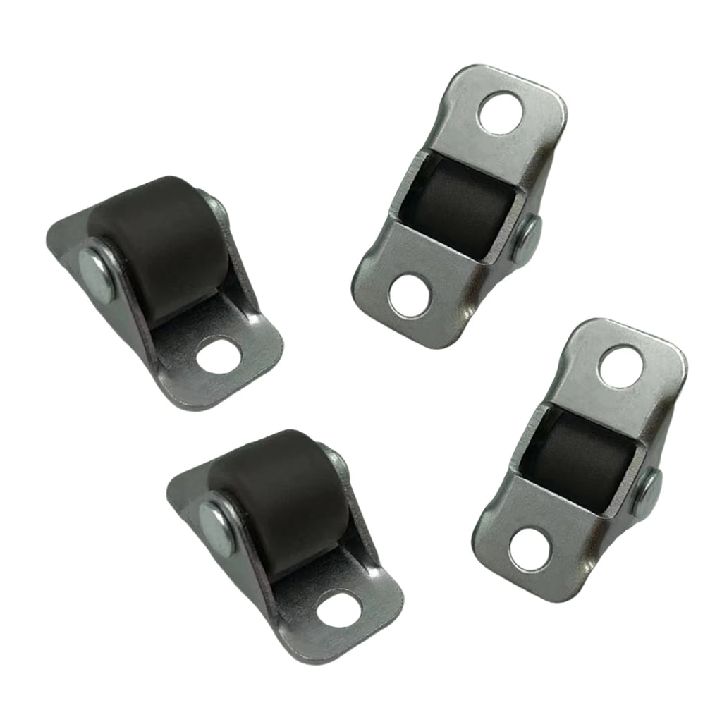 4-Pack Small Fixed Furniture Caster Wheels – Silent TPE Rubber Furniture Caster Wheels Zpaxo 4PCS Gray