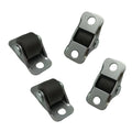 4-Pack Small Fixed Furniture Caster Wheels – Silent TPE Rubber Furniture Caster Wheels Zpaxo 4PCS Gray