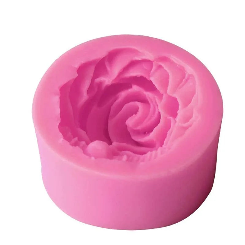 Rose Flower Silicone Mold – Candle, Resin, Clay & Chocolate DIY Craft Silicone Mold Zpaxo