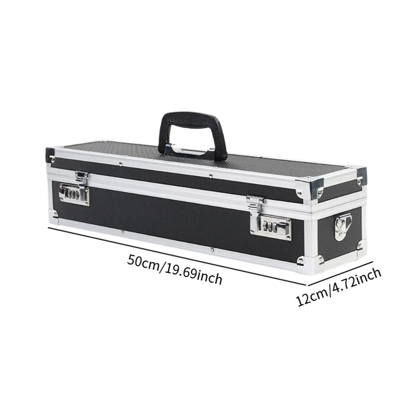 Aluminum Chef Knife Case – Locking Password Suitcase & Strap Chef Knife Case Zpaxo 1PCS