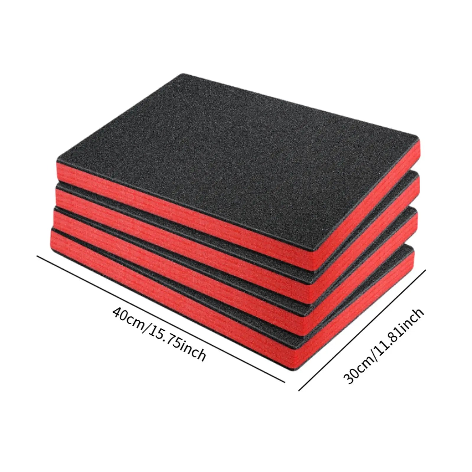 5PCS Tool Box Foam Inserts Tool Shadow Foams Inserts for Toolbox Hard Case Cases Tool Box Liner Organizer for Tabletop Miniature Zpaxo 4PCS 40x30x2.5cm