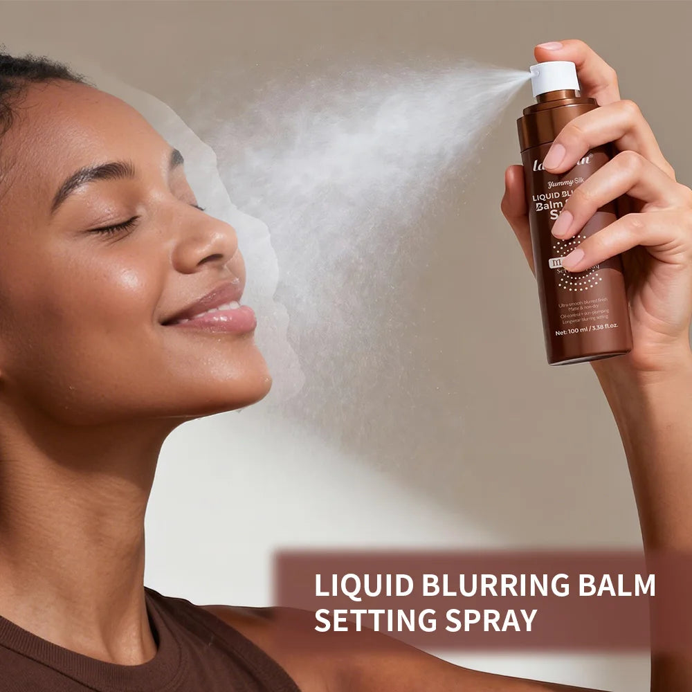 Liquid Blurring Balm Setting Spray Matte il Control Long Wear Mattifying Hydrating Non Drying Weightless Makeup Zpaxo