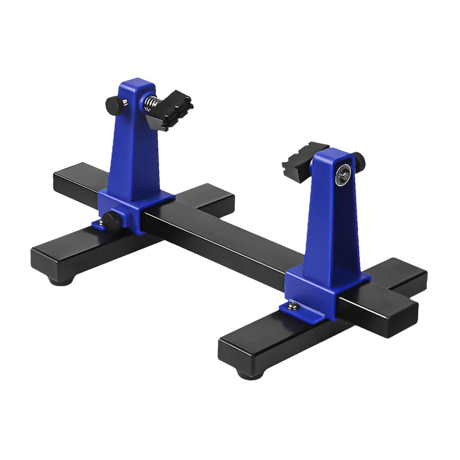 Circuit Board PCB Holder Adjustable Welding Bracket 360 de Auxiliary Clamp Repair Tool Clamping Kit Heavy Duty Base Plate Zpaxo Blue