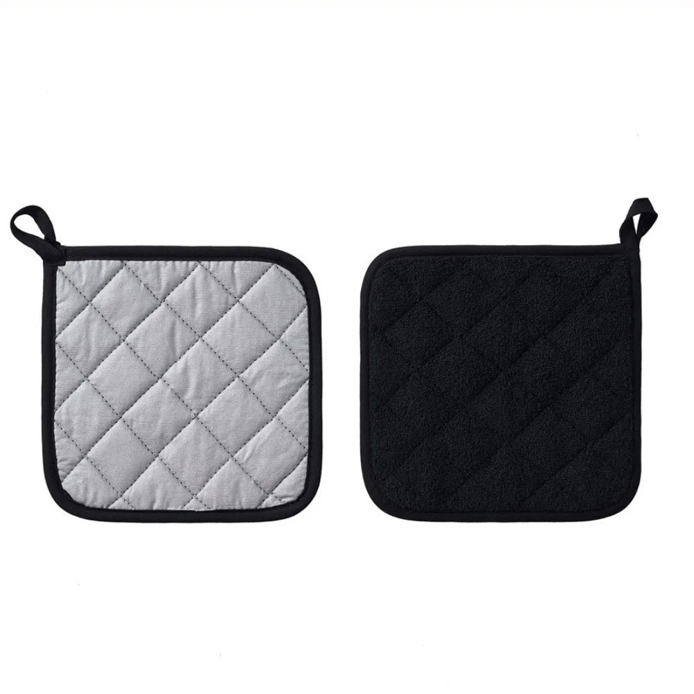 Cotton Machine Washable Heat-Resistant Pot Rack, Heat Insulation Pad, Tripod, Kitchen for Cooking and Baking, Oven Rack Zpaxo black 1PC