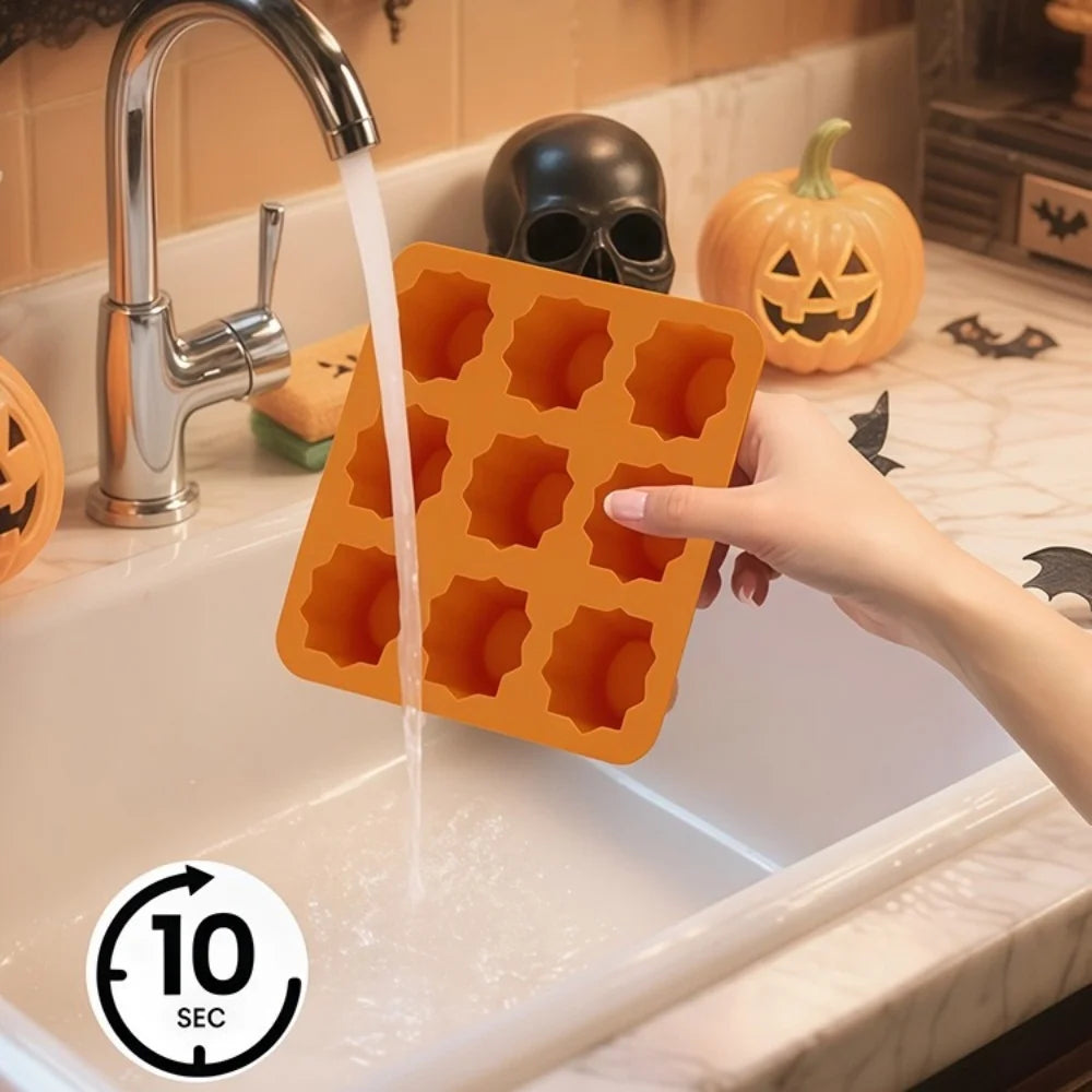 Ghost Mold Silicone Chocolate Halloween Candy Jelly Gummy Crayon Resin Zpaxo