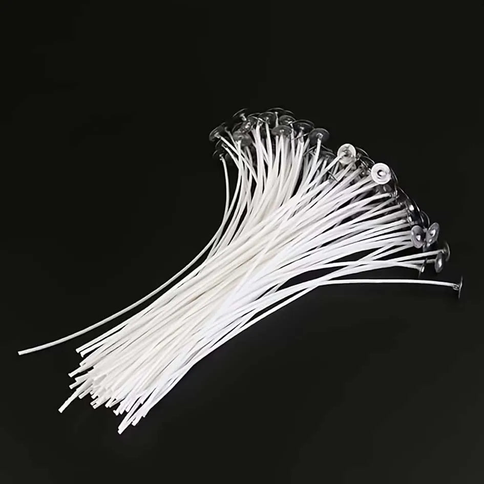 30/50pcs Pre-Tabbed Candle Wicks for Scented Candle Making Candle Wicks Zpaxo 30pcs