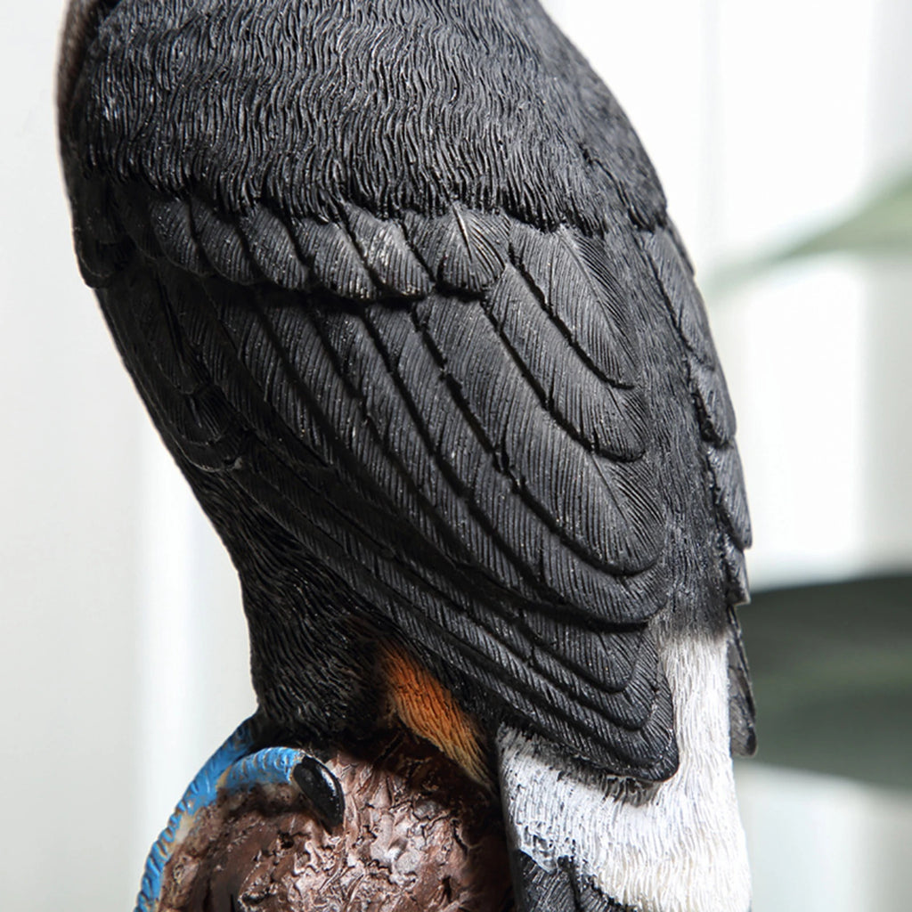 Toucan Figurine Indoor Desktop Decoration Adorable Realistic Animal Figure 12inch Tall for Teaching Tool Multifunctional Zpaxo