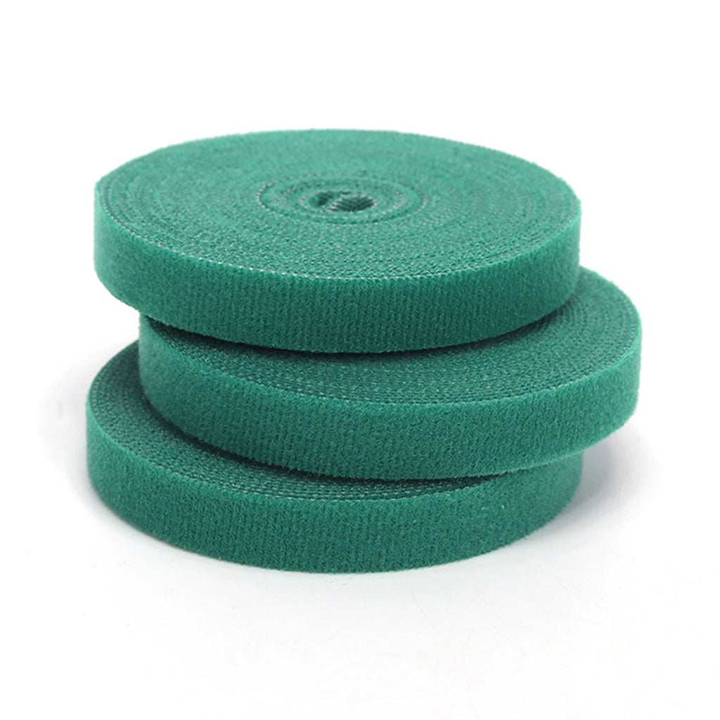 35m Reusable Plant Ties Nylon Garden Tie Tree Straps twist tie Green Fastener Tape for Cucumbers Climbing Plants Straightening Zpaxo