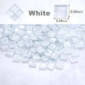 100pcs 1cm Glass Mosaic Tiles – Colorful DIY Craft Kit Glass Mosaic Tiles Zpaxo 100pcs