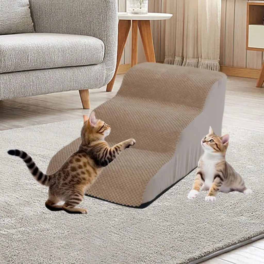 Pet Dog Ladder Pet Stairs Couch Cat Ramp High Bed Cat Rabbits Small Large Dogs Nonslip Washable Kitty Kitten Bedding Cat Stair Zpaxo
