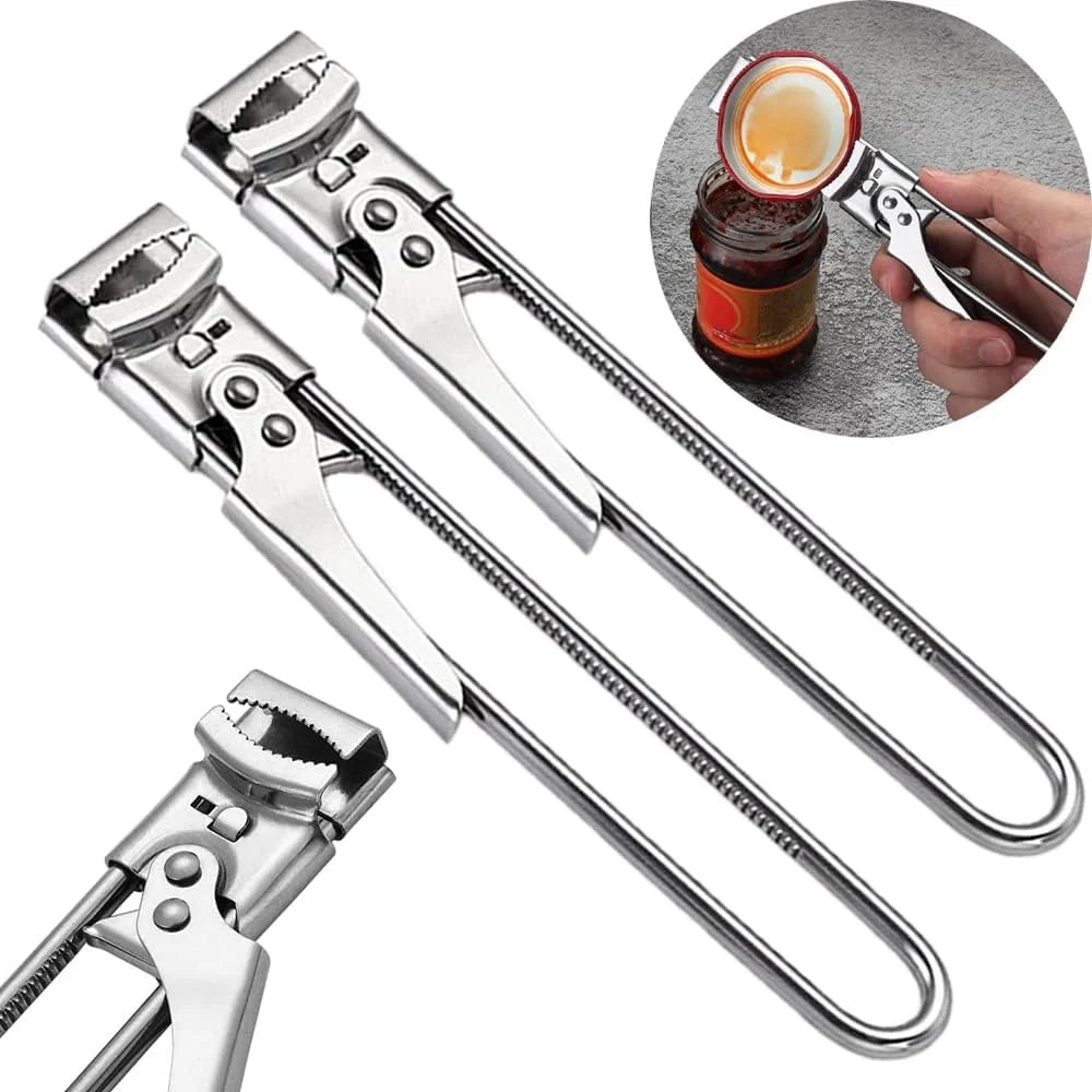 1 Non-slip Stainless Steel Can Opener Adjustable Bottle Zpaxo