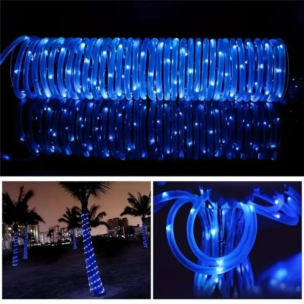 8-function Waterproof Battery Box Tube Lights Strip Indoor Outdoor Zpaxo