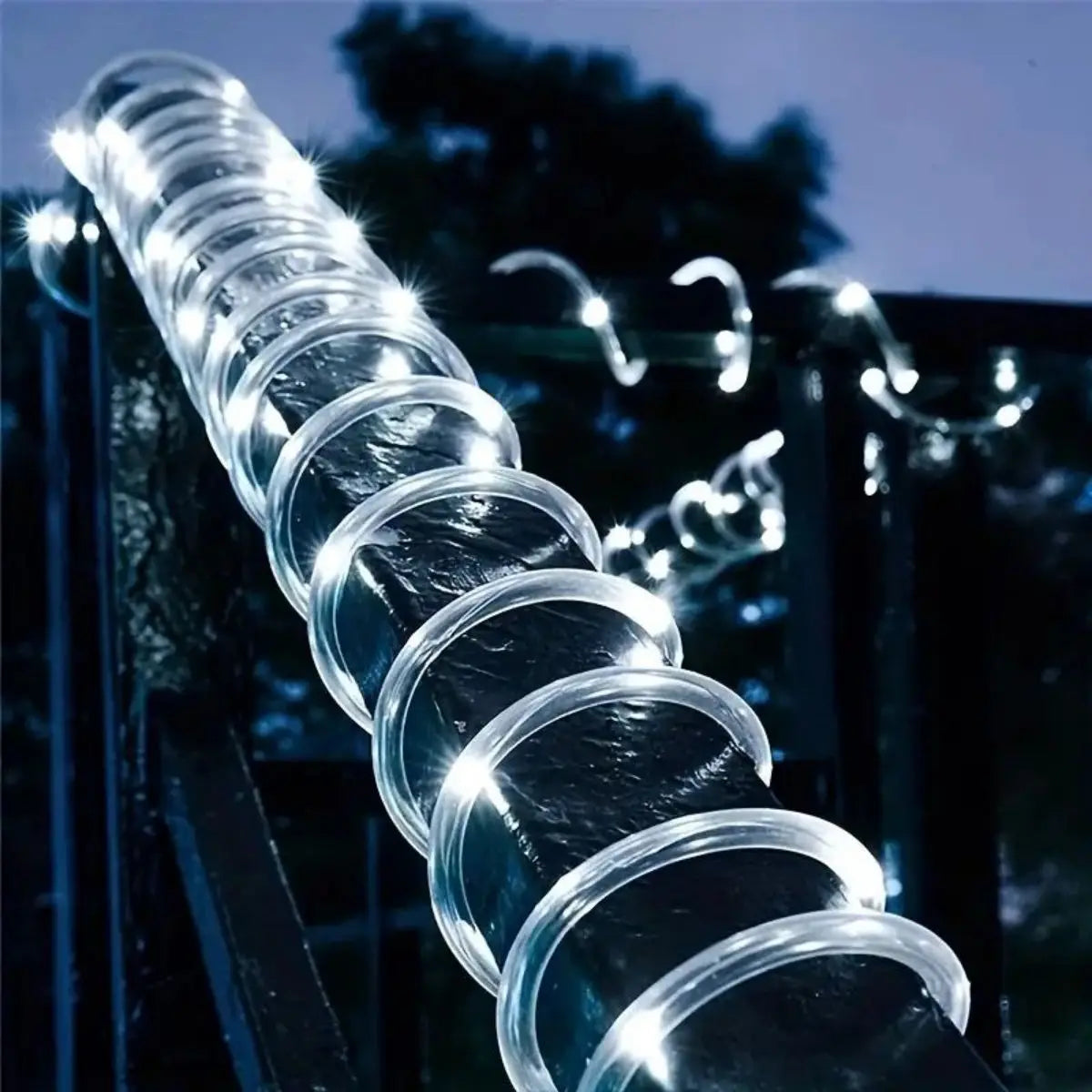 8-function Waterproof Battery Box Tube Lights Strip Indoor Outdoor Zpaxo