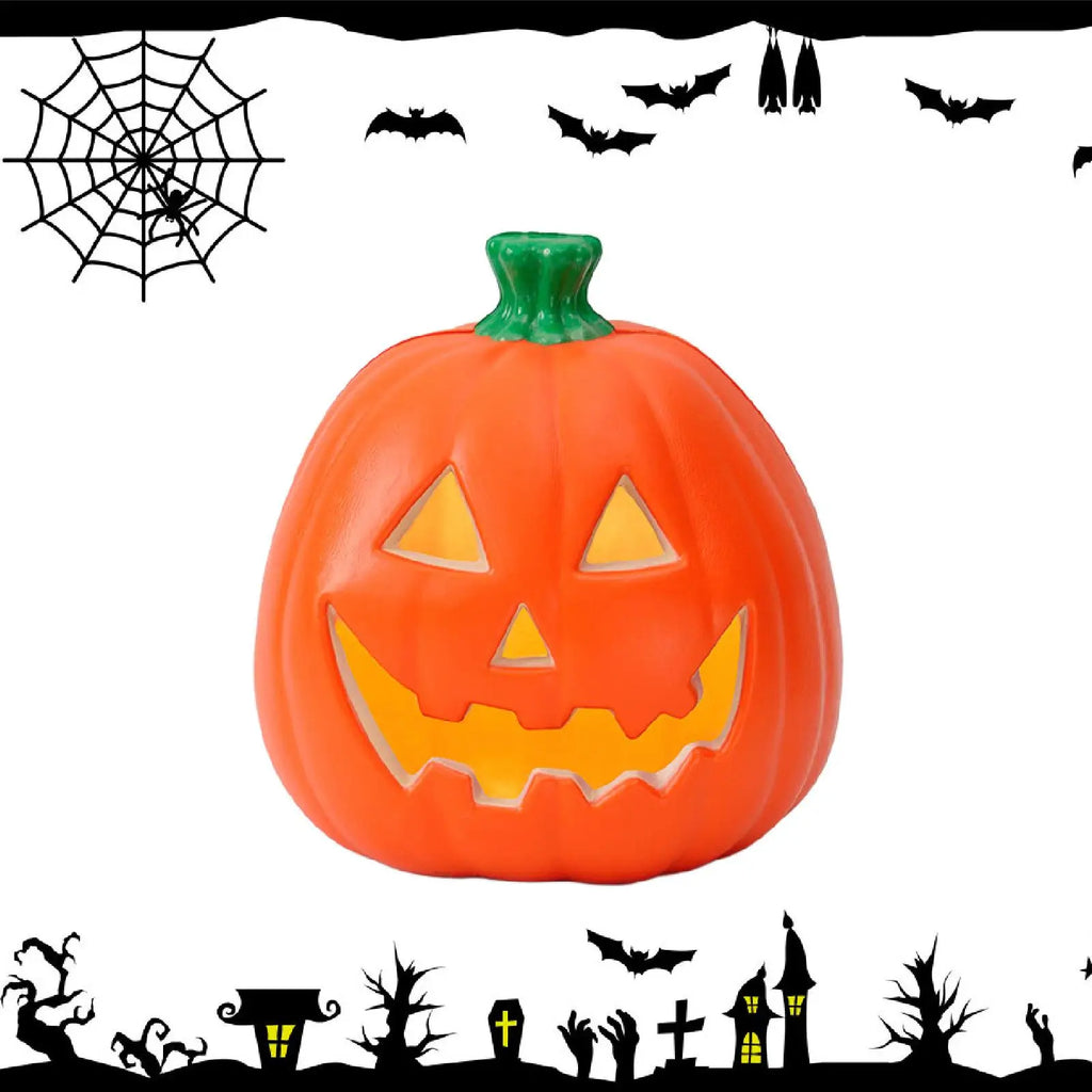 Halloween Pumpkin LED Light Lantern – Spooky Home Decor Halloween LED Lantern Zpaxo