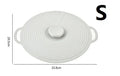 Silicone Bowl LIDS Microwave Splash Reusable Heat-resistant Suitable Zpaxo S