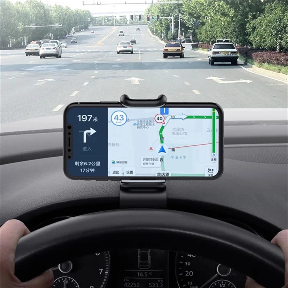 360° Car Phone Holder – Universal Dashboard Clip Mount Stand Car Phone Mount Zpaxo
