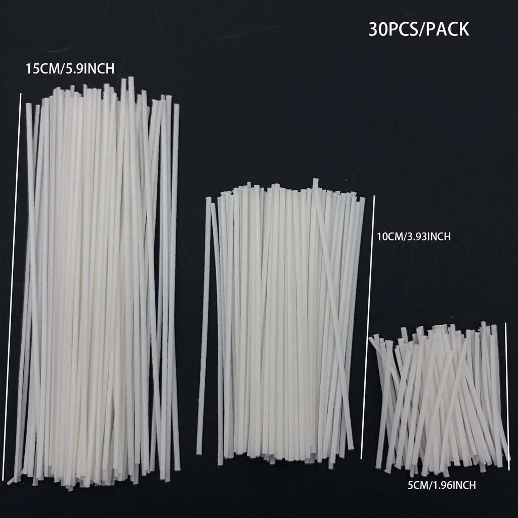 30-Pack Cotton Candle Wicks for DIY Candle Making & Wax Refill Candle Making Wicks Zpaxo