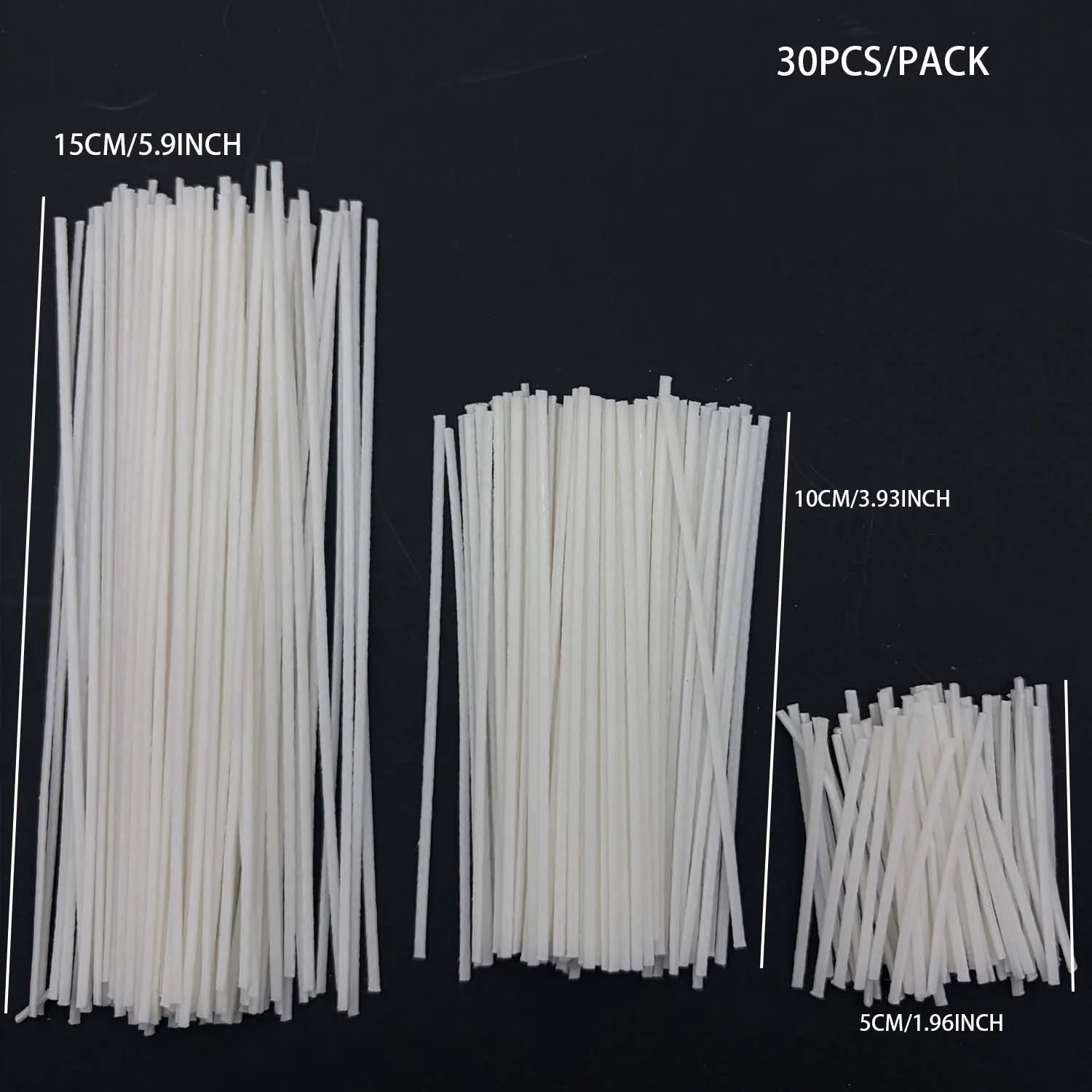 30-Pack Cotton Candle Wicks for DIY Candle Making & Wax Refill Candle Making Wicks Zpaxo