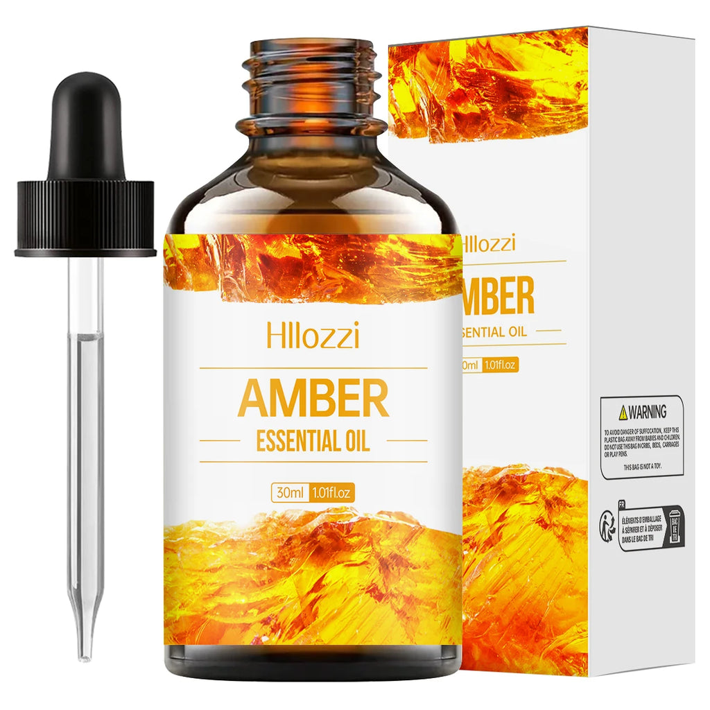 Amber essential oil, a natural fragrance, is suitable for body massage treatments and hair care. It can also be used in diffuser Zpaxo Amber 30ml Amber