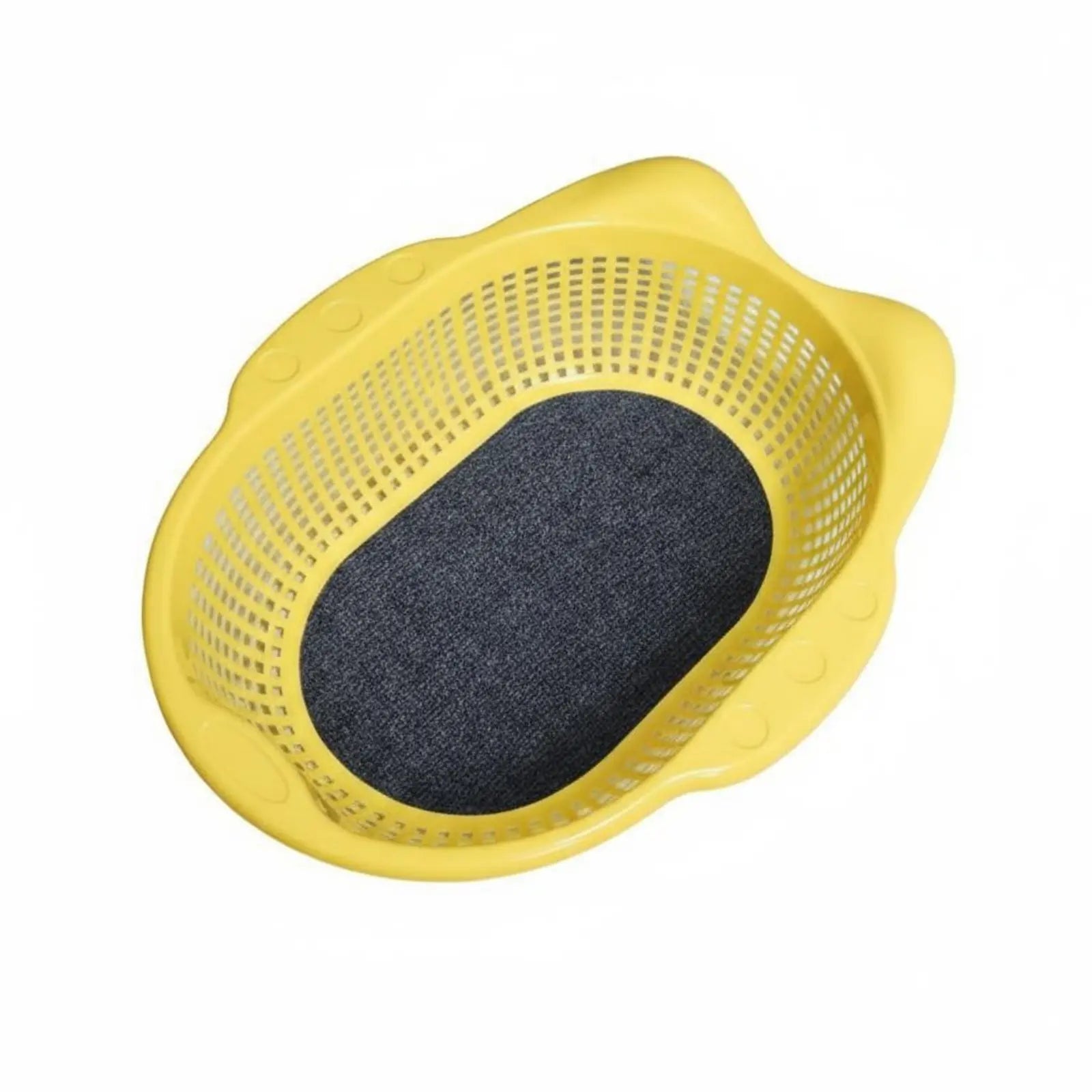 Summer Cat Sleeping Basket Thickened Breathable Cat Mat Comfortable Pet Bedding for Cats, Indoor Pink Basket Cat Bed pet house Zpaxo Yellow with pad