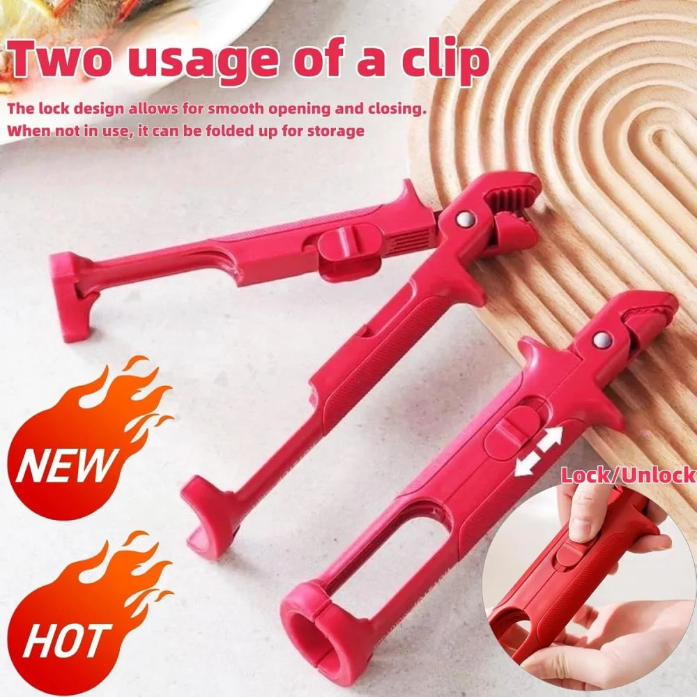Two-in-one Anti-scald Dish Holder Anti-slip Handle Can Hold Dishes Zpaxo