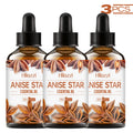 Star anise essential oil, with its spice flavor, is suitable for body massage and hair care. Zpaxo Star anise 3PCS 30ml