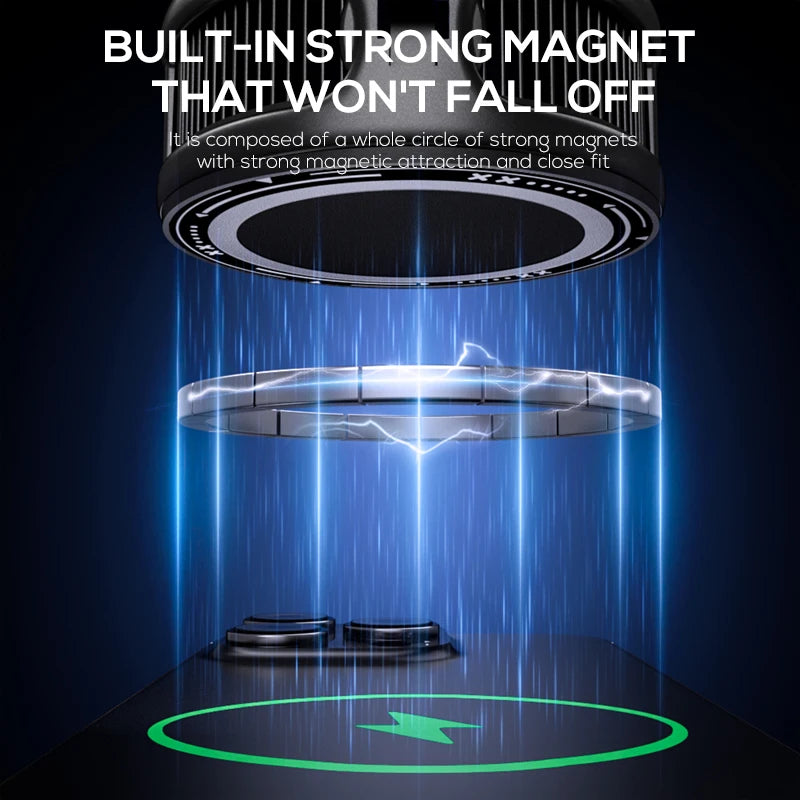 MEMO CX19 Magnetic Phones Cooler 15W Wireless Charger Semiconductor Zpaxo