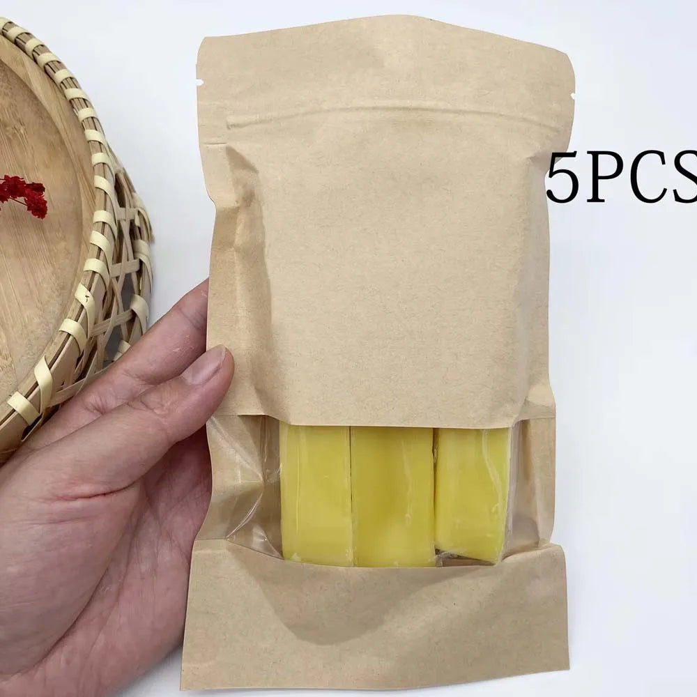 Natural Yellow Beeswax Sticks – Candle Making & DIY Crafts Natural Beeswax Block Zpaxo 5pcs