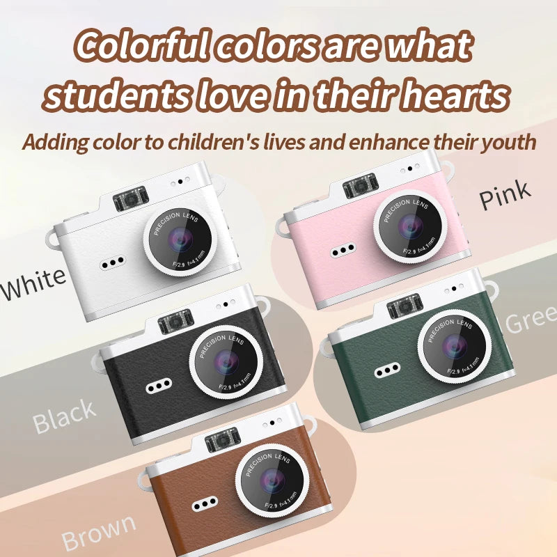Retro Mini Keychain Thumb Camera 0.96 Inch VerySmall Camcorder 1080P Mini Digital Cam Video Recorder LCD Screen Protable Camera Zpaxo