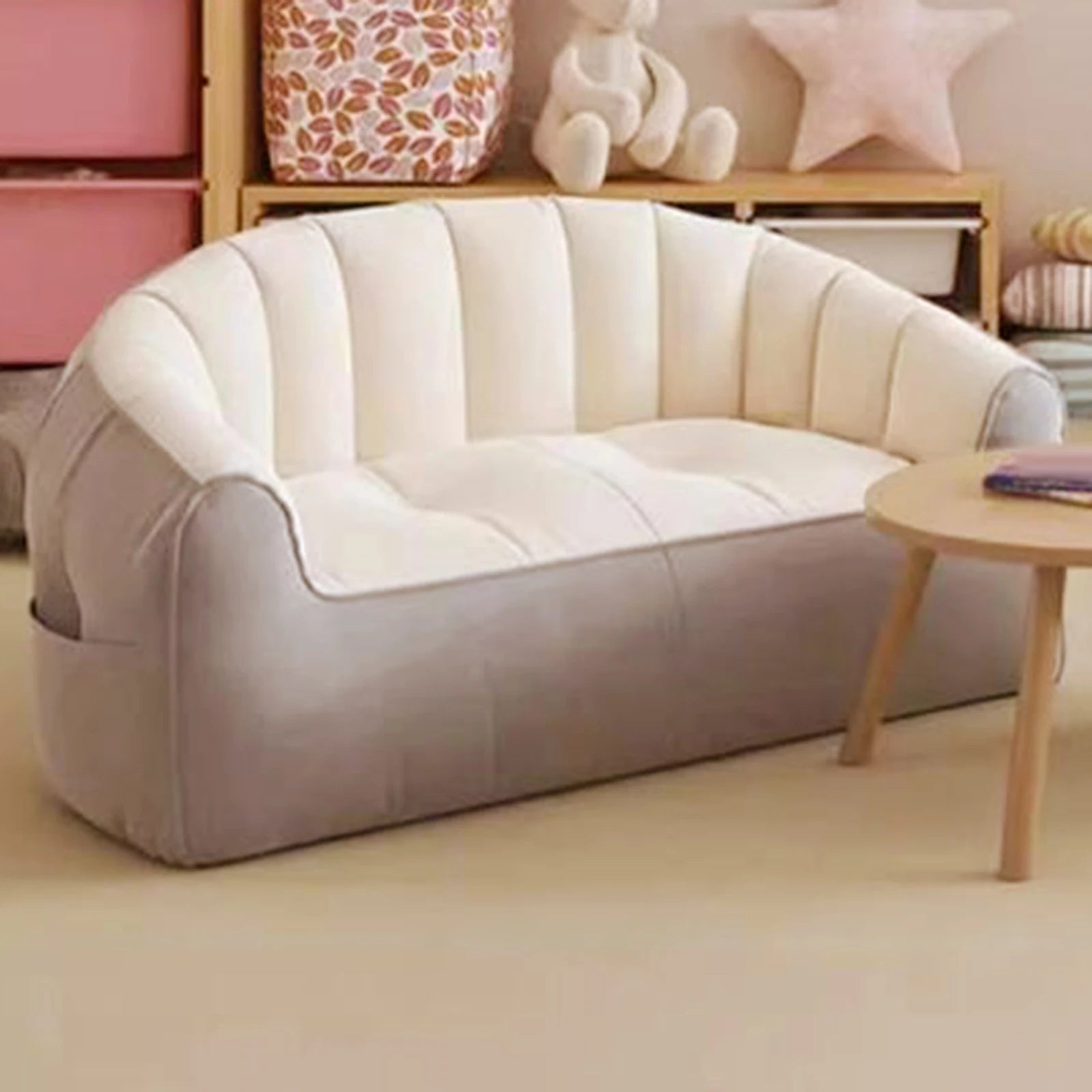 Lazy Sofa Soft Modern 2 Seater Furniture Small Couch Accent Chair Zpaxo