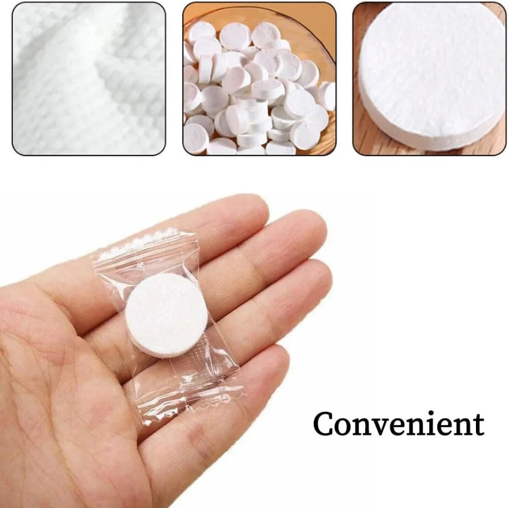 50 100 200 Compressed Towel Cotton Mini Hand Wet Wipes Sheet Towels Zpaxo
