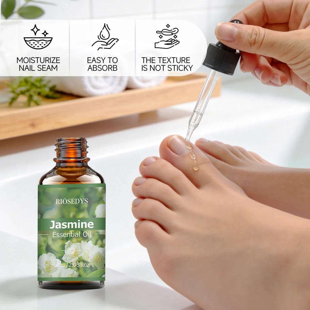 JASMINE ESSENTIAL OIL Has Deep Nourishing Moisturizing Effects Making Zpaxo