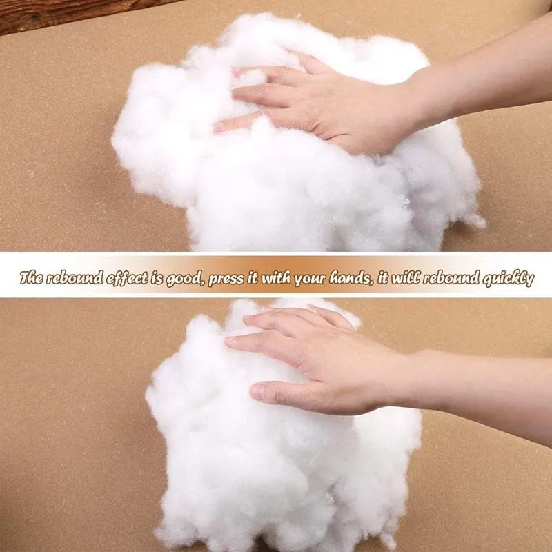 100/200g/7.05oz Polyester Fiber Fill, Stuffing Pillow Filling Stuffing Cushion Filling,Stuffing for Stuffed Animals/DIY Crafts Zpaxo