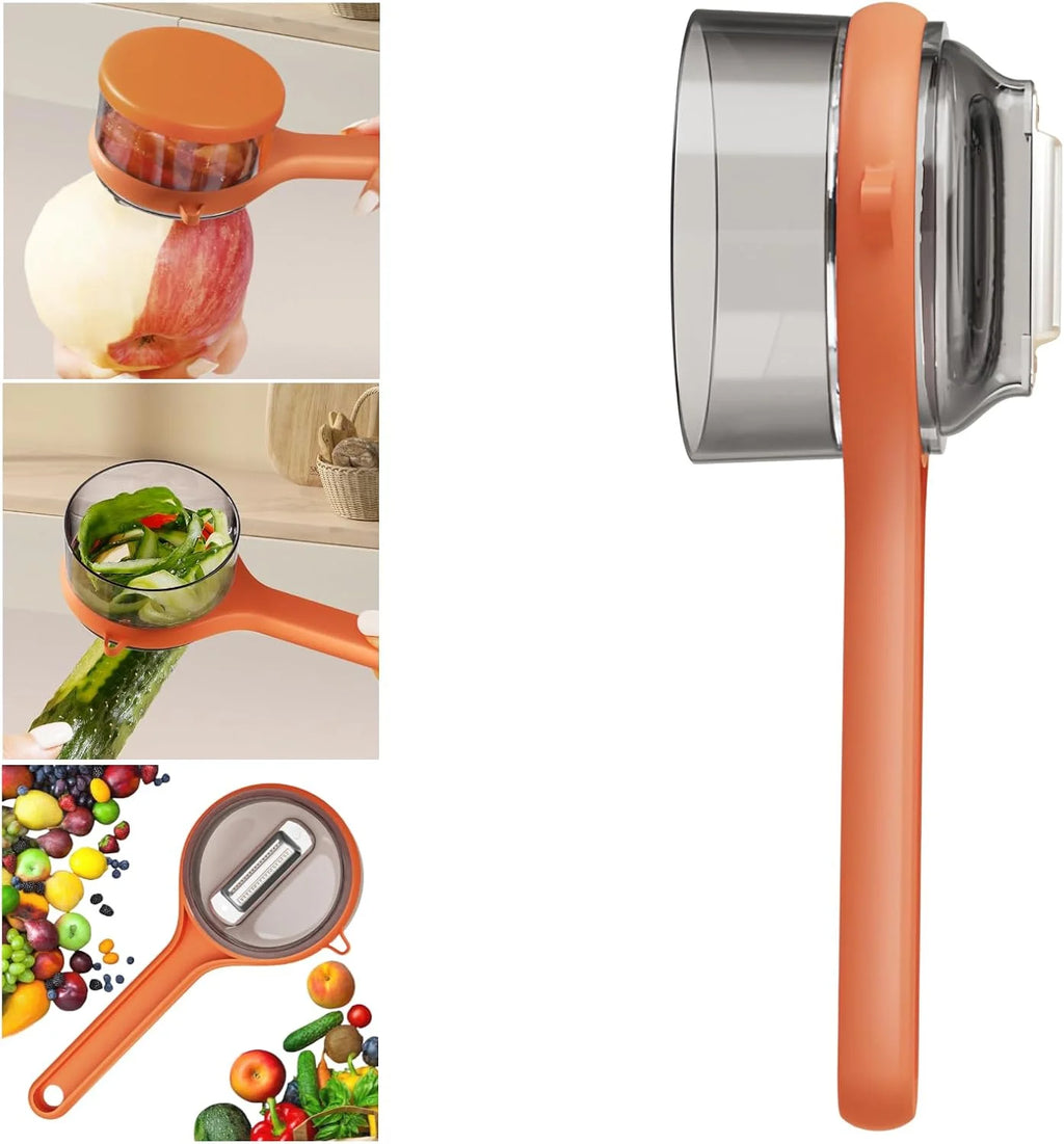 Peeler Storage Box Fruit Vegetable Double-sided Stainless Steel Zpaxo