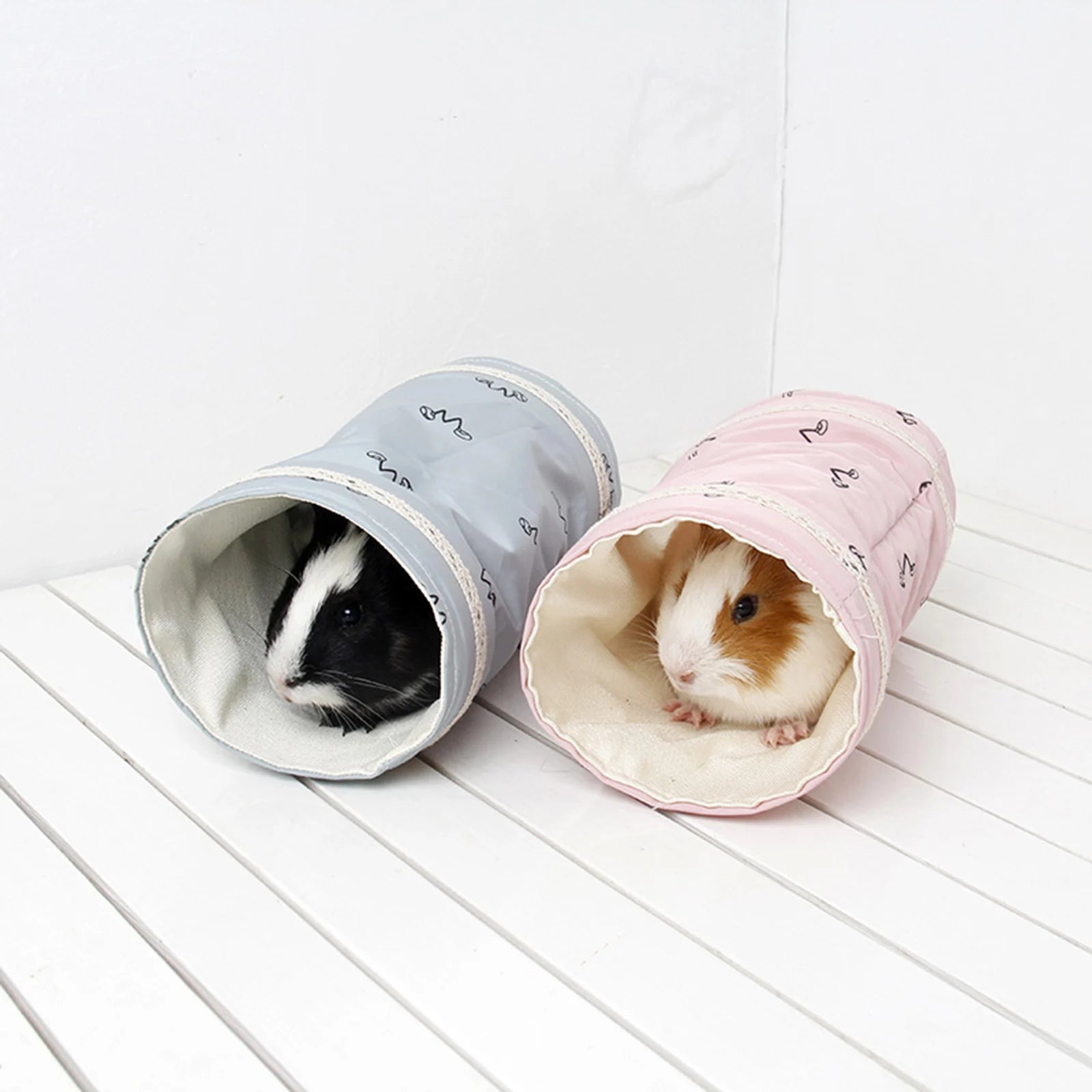 Mini Hamster Guinea Pig Tunnel 2-Way/3-Way Toy Pet Cages Hedgehog Tube House Cave Small Animals Rat Mouse Toy Pet Supplies Zpaxo