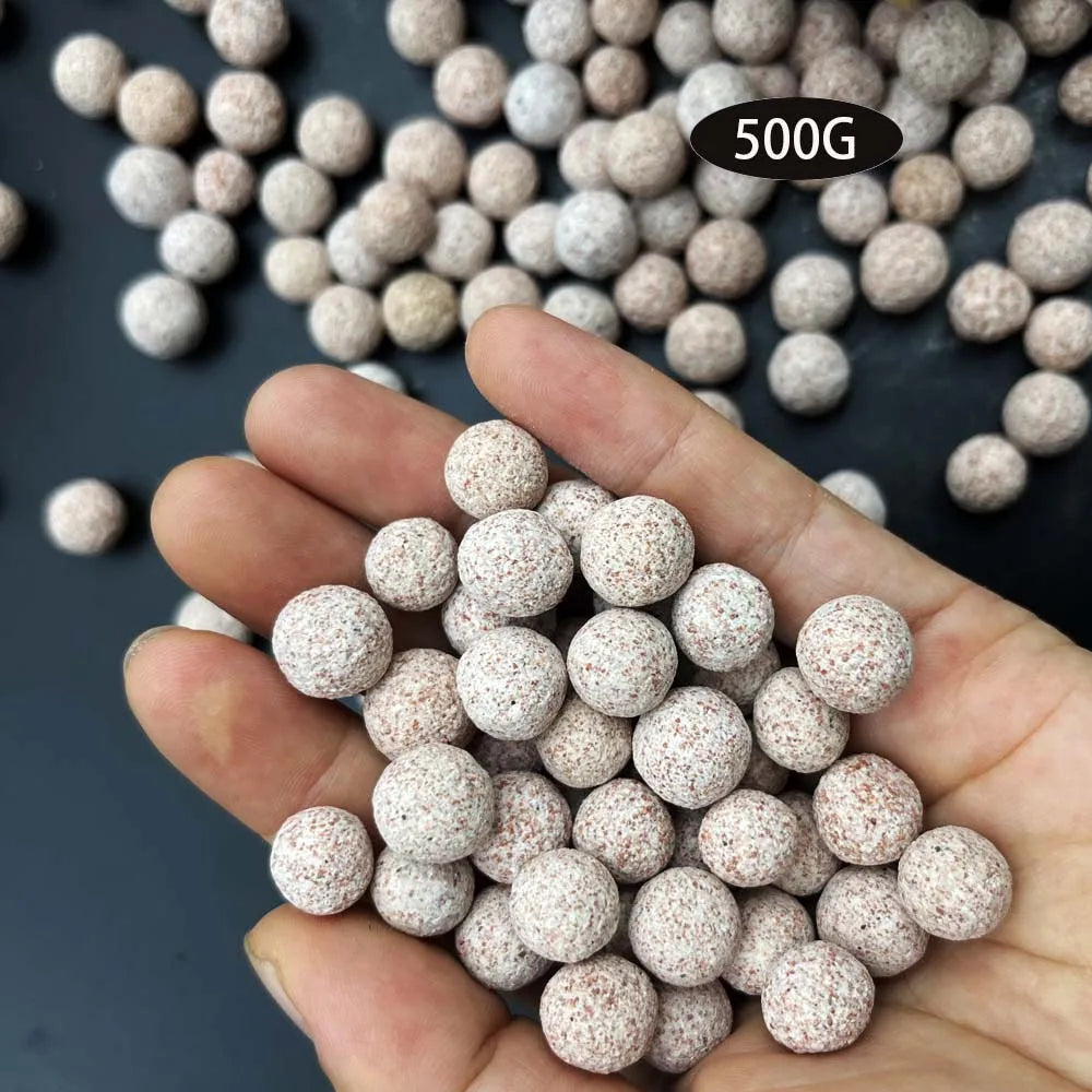 Aquarium Quartz Bio Filter Balls – Hollow Biological Media 200/500g Aquarium Filter Media Zpaxo 500G
