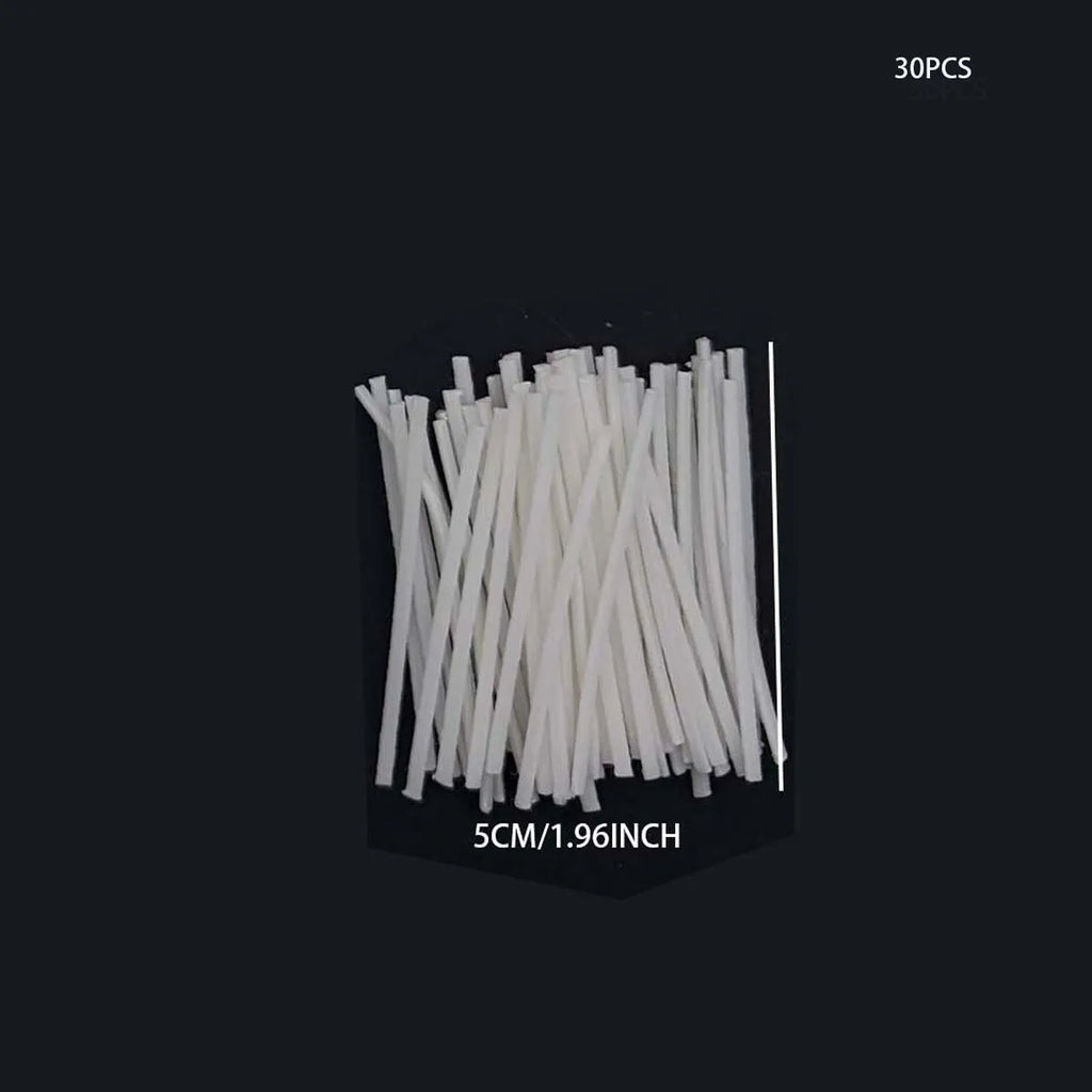 30-Pack Cotton Candle Wicks for DIY Candle Making & Wax Refill Candle Making Wicks Zpaxo 5cm 30pcs