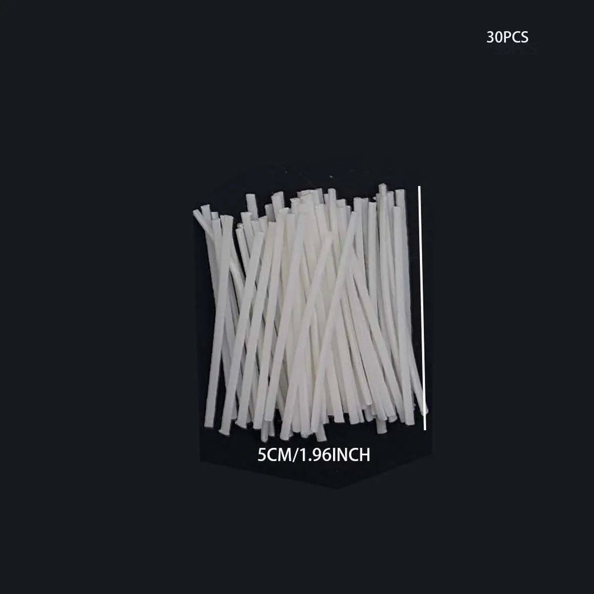 30-Pack Cotton Candle Wicks for DIY Candle Making & Wax Refill Candle Making Wicks Zpaxo 5cm 30pcs