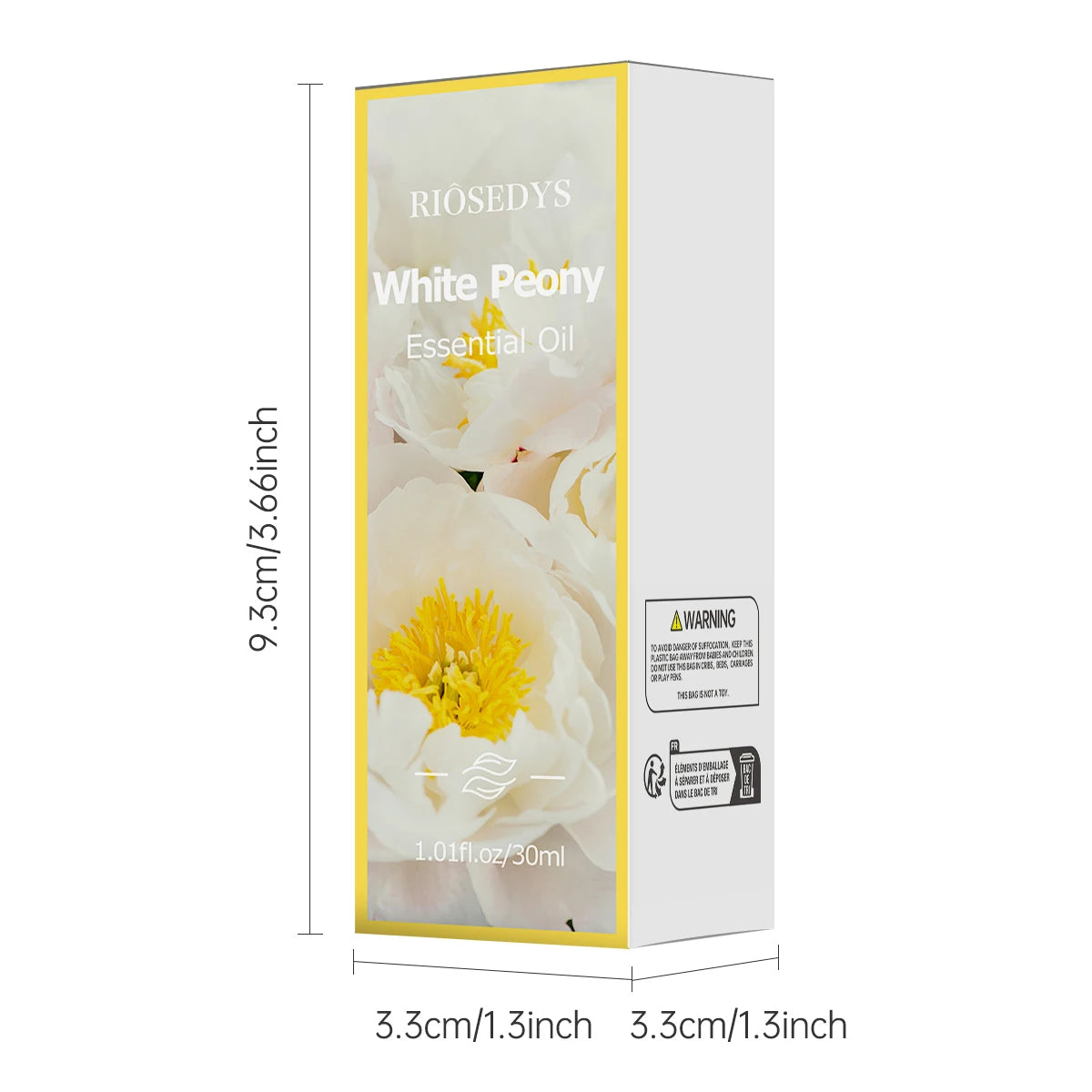 White peony essential oil, a blend of various fragrances, is suitable for body massage and aromatherapy, moisturizes Zpaxo